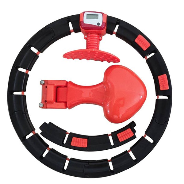 Smart Hula Hoop Lose Weight Exercise Detachable LCD Counter Portable Burn Fat AU - Lets Party
