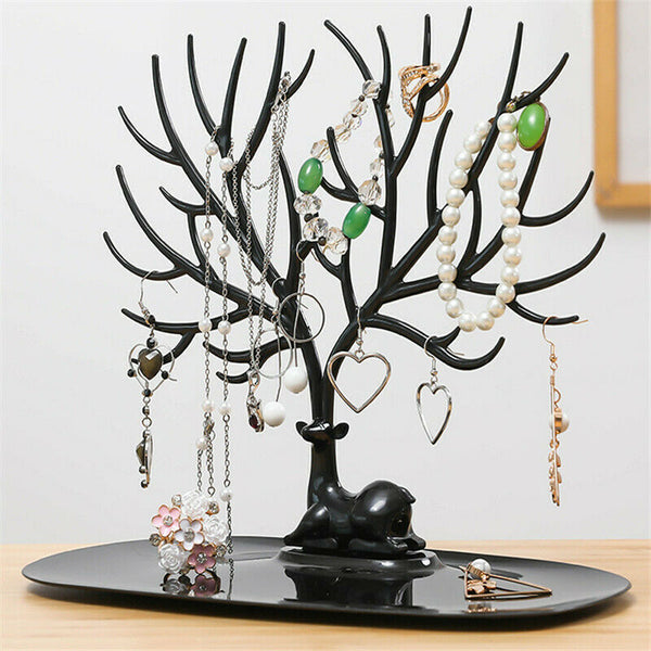 VIVVA Necklace Ring Earring Tree Stand Holder Rack Jewelry Display Organizer - Lets Party