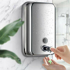 Soap Dispenser Stainless Steel Commercial Grade Wall Mounted Lotion 800ML