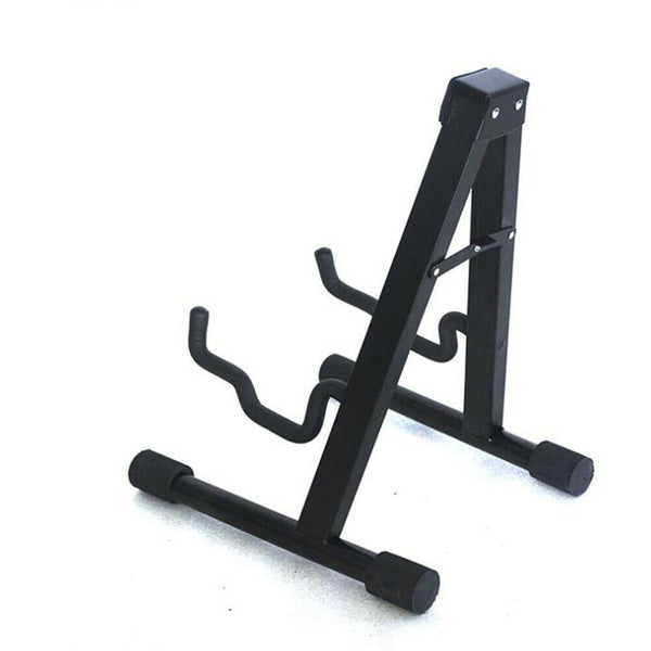 Portable Folding Electric Acoustic Bass Guitar Stand A Frame Floor Rack Holder - Lets Party