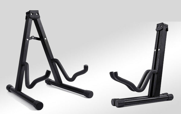 Portable Folding Electric Acoustic Bass Guitar Stand A Frame Floor Rack Holder - Lets Party
