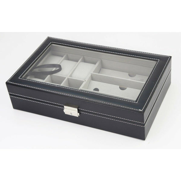 VIVVA Watch Sunglass Eyeglasses 6+3 Grid Display Box Case Storage Organizer - Lets Party
