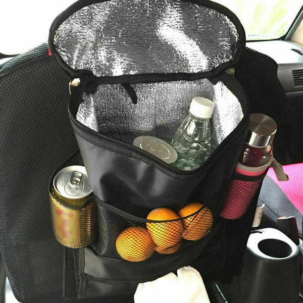 Car Back Seat Cooler Insulated Storage Bag Tidy Organizer Tissue Kids Holder - Lets Party