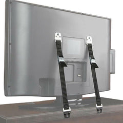 2x Anti Tip Flat Screen TV Saver Straps Safety Wall/Furniture Restraint Anchor