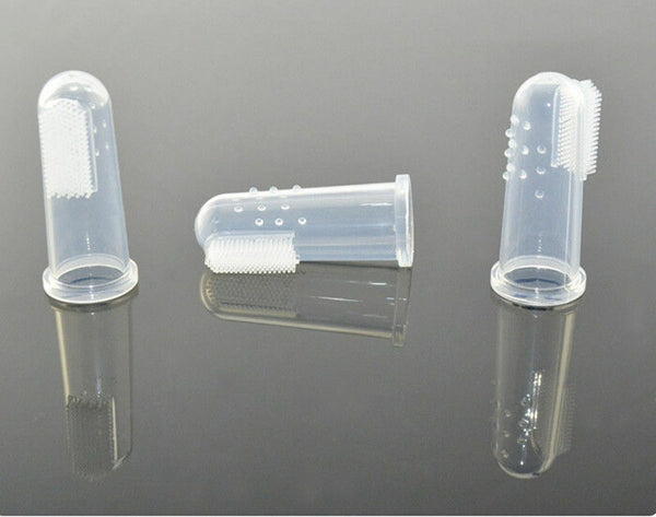 Baby Silicone Toothbrush Dreambaby Clean Massage Gum Teeth Finger Clear BPA Free - Lets Party