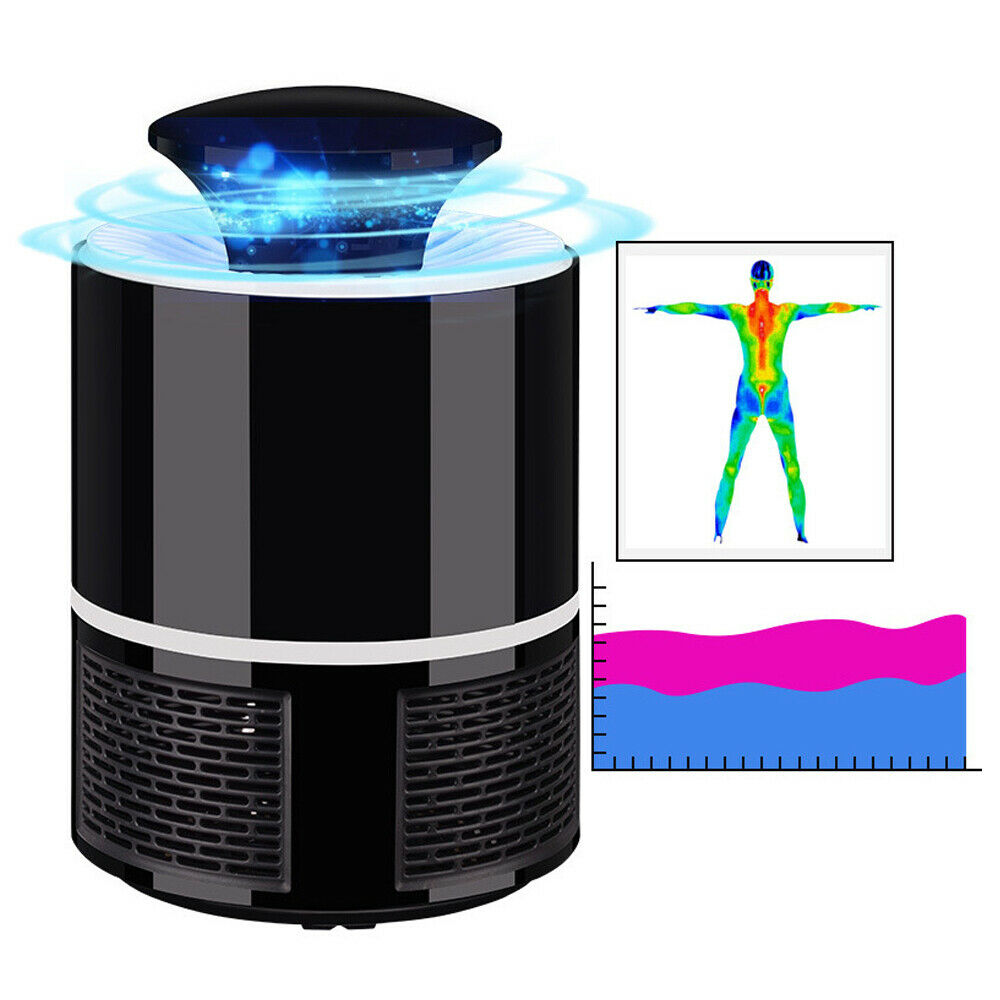 USB Mosquito Insect Killer Electric LED Light Fly Bug Zapper Trap Catcher Lamp - Lets Party
