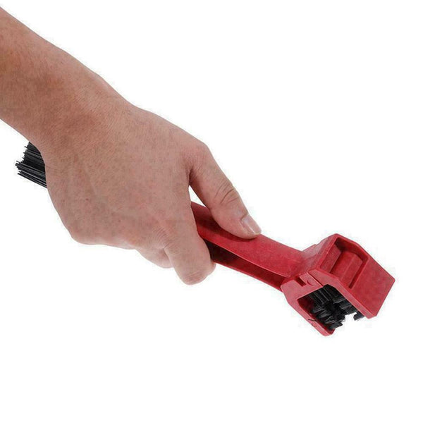 Chain Brush Wheel Cleaning Cleaner Motorcycle Bike Bicycle Motocross Motorbike - Lets Party