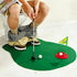 Toilet Bathroom Mini Golf Mat Potty Sitting Putter Putting Game Novelty Gift Toy - Lets Party