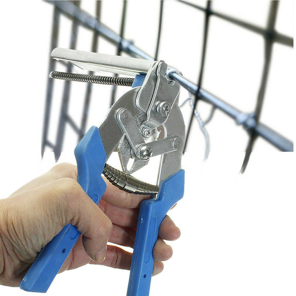 Hog Ring Plier Fencing Gun Fastener Stapler M Nailer Wire Ringer W/ 1200 Clips - Lets Party
