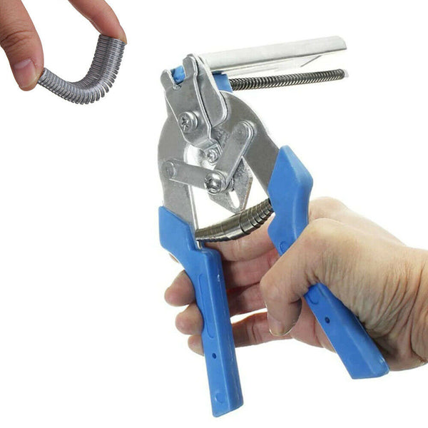 Hog Ring Plier Fencing Gun Fastener Stapler M Nailer Wire Ringer W/ 1200 Clips - Lets Party