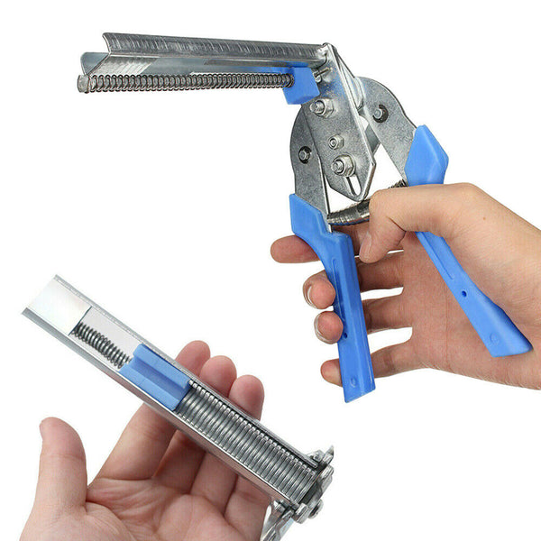 Hog Ring Plier Fencing Gun Fastener Stapler M Nailer Wire Ringer W/ 1200 Clips - Lets Party