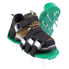 Lawn Care Garden Grass Sod Aerator Spike Spiked Strap Shoes Garden Tools
