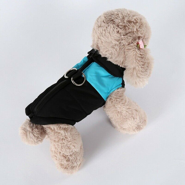 Large Dog jacket padded waterproof Pet Clothes Warm windbreaker Vest Coat Winter - Lets Party