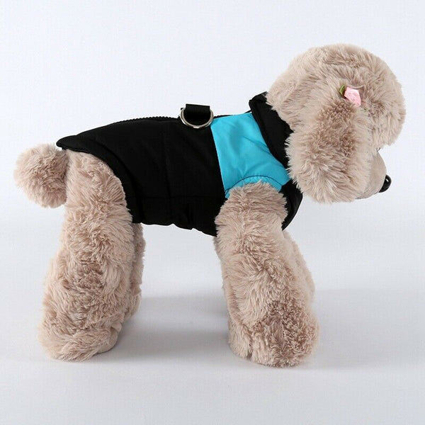 Large Dog jacket padded waterproof Pet Clothes Warm windbreaker Vest Coat Winter - Lets Party