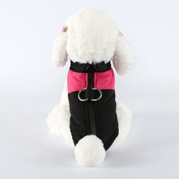 Large Dog jacket padded waterproof Pet Clothes Warm windbreaker Vest Coat Winter - Lets Party
