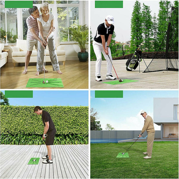 Golf Training Mat for Swing Detection Batting Golf Training Practice Aid Game AU - Lets Party