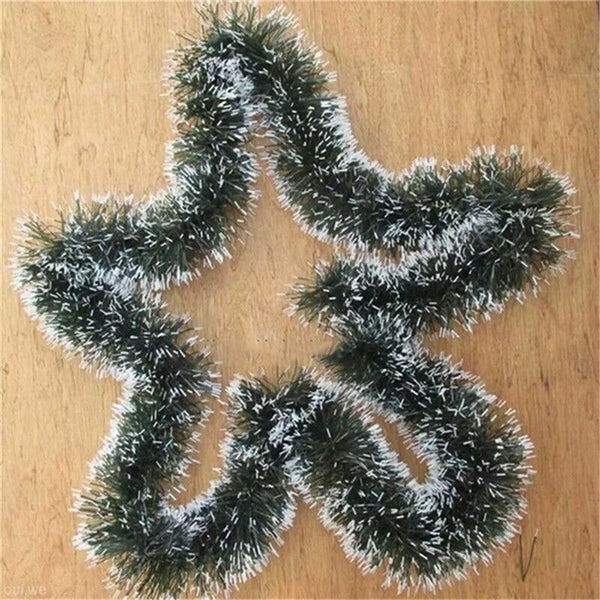 2M Christmas Tinsel Pine Garland Xmas Tree Ornament Bows Hanging Decoration AU - Lets Party