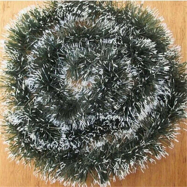 2M Christmas Tinsel Pine Garland Xmas Tree Ornament Bows Hanging Decoration AU - Lets Party