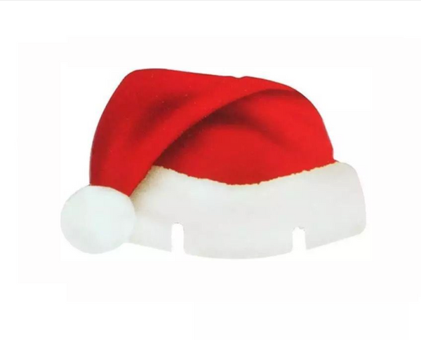 10pcs Champagne Wine Glass Xmas Hats Caps Christmas Holiday Party Decorations AU - Lets Party