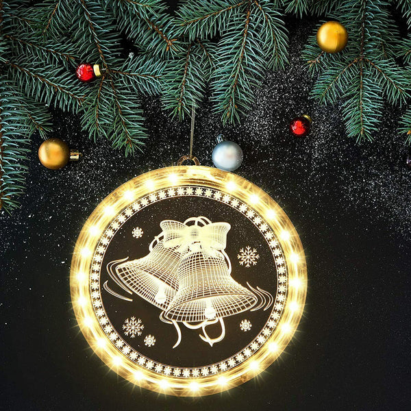 Christmas Decor Window Light Backdrop String Lights for Outdoor Indoor Window WH - Lets Party