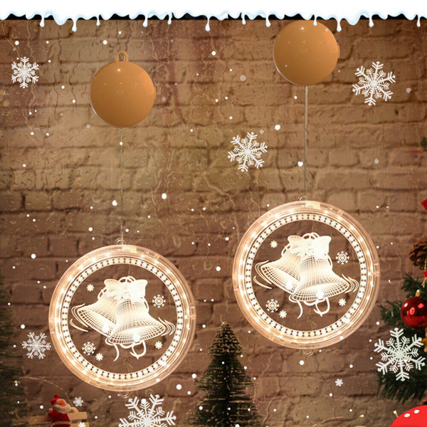 Christmas Decor Window Light Backdrop String Lights for Outdoor Indoor Window WH - Lets Party