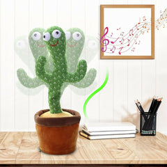 Dancing Cactus Plush Toy Electronic Shake with Song Cute Dance Succulent Lovers