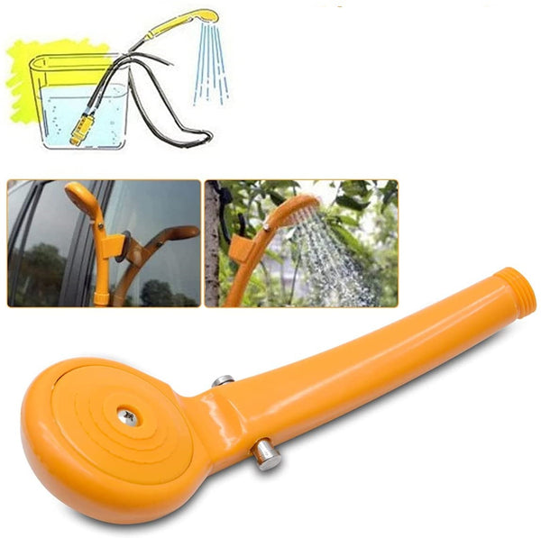 12V Portable Automobile Shower Set Water Pump Travel Trip Camp Boat Car Caravan - Lets Party