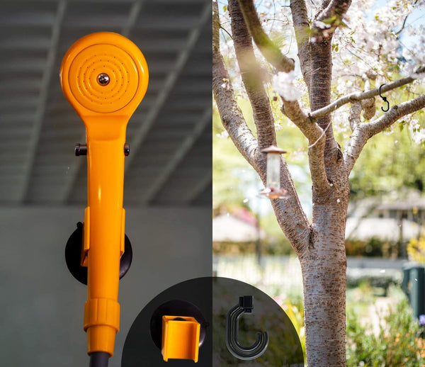 12V Portable Automobile Shower Set Water Pump Travel Trip Camp Boat Car Caravan - Lets Party