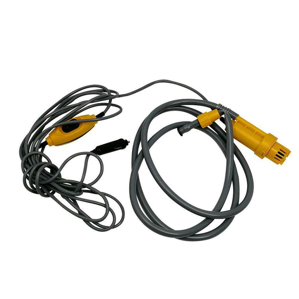 12V Portable Automobile Shower Set Water Pump Travel Trip Camp Boat Car Caravan - Lets Party