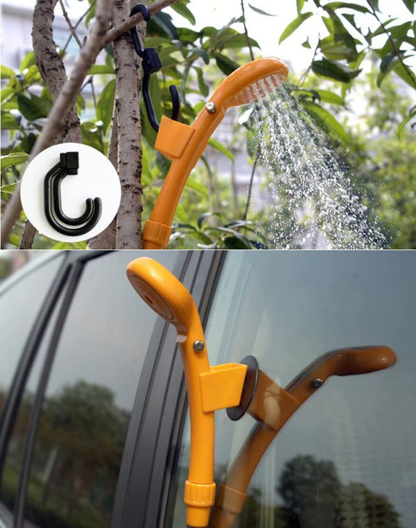12V Portable Automobile Shower Set Water Pump Travel Trip Camp Boat Car Caravan - Lets Party