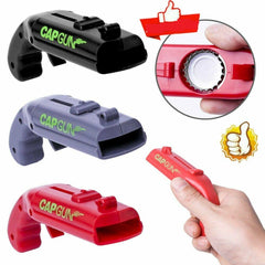 Beer Gun Bottle Opener Launcher Drinking Game Cap Plastic Shooter for Party