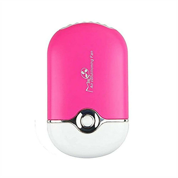 Handheld Mini Cooling Fan Air Conditioner Dryer Portable USB Rechargeable Cooler - Lets Party