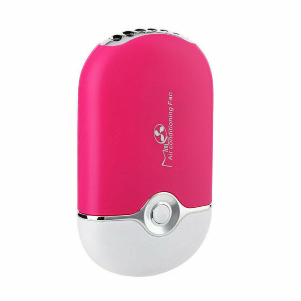 Handheld Mini Cooling Fan Air Conditioner Dryer Portable USB Rechargeable Cooler - Lets Party