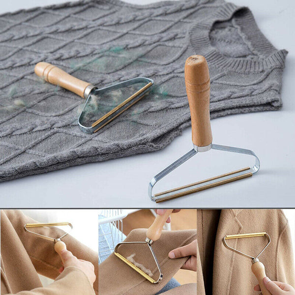 Lint Remover Clothes Fuzz Shaver Reusable Trimmer Manual Roller Carpet Portable - Lets Party