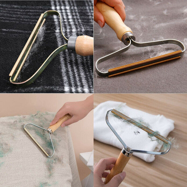 Lint Remover Clothes Fuzz Shaver Reusable Trimmer Manual Roller Carpet Portable - Lets Party