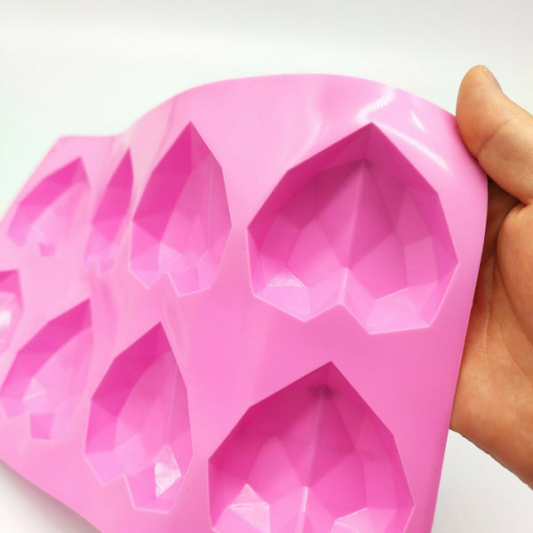 Heart Silicone Mould Cake Ice Tray Jelly Candy Cookie Chocolate Baking Cake Mold - Lets Party