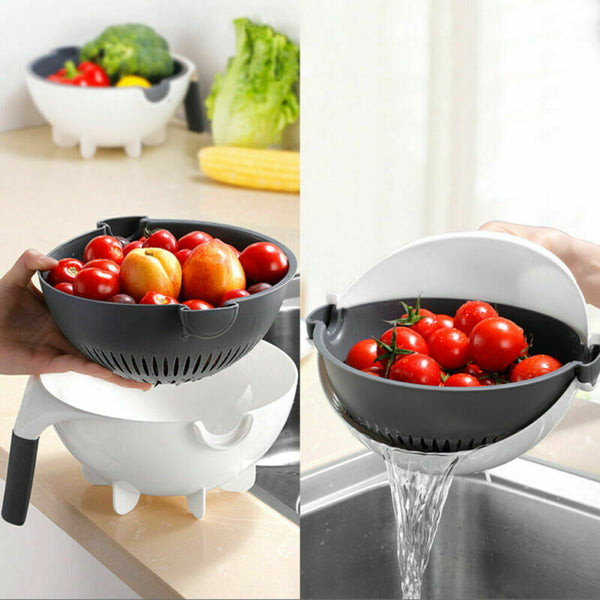 Kitchen Cutter Assist Slicer Vegetable Potato Onion Carrot Grater Chopper 9 IN 1 - Lets Party