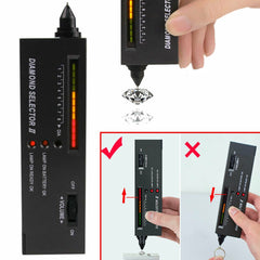 V2 Diamond Tester Gems Gemstone Tool Tool NEW Selector LED Audio Jewelry Test