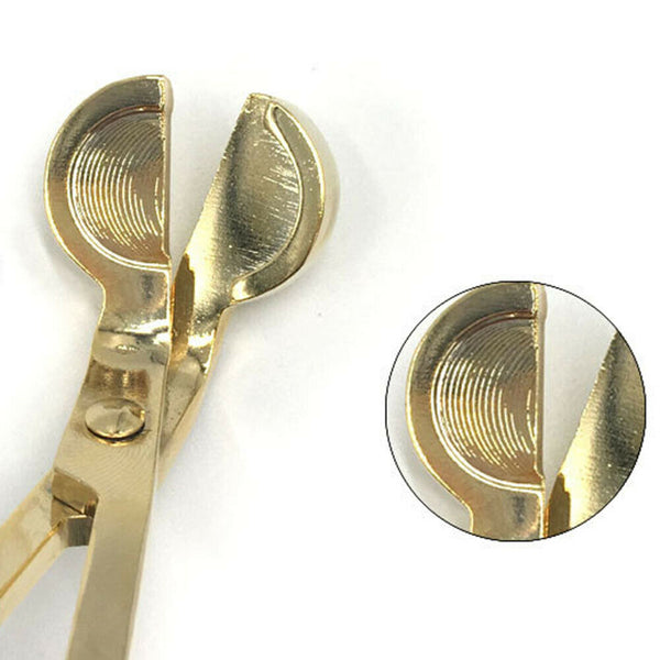 Rose gold Candle Wick Trimmer Scissors Stainless Steel Candle Cutter Snuffers AU - Lets Party