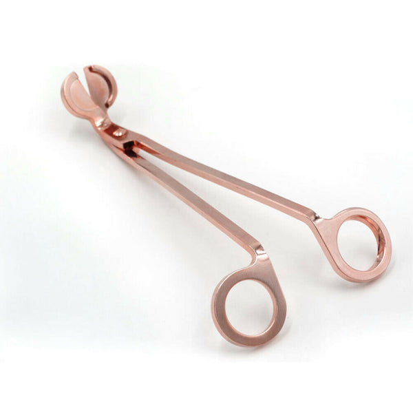 Rose gold Candle Wick Trimmer Scissors Stainless Steel Candle Cutter Snuffers AU - Lets Party