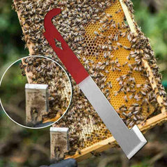 Durable Stainless Steel Bee Keeper J-Shape Hive Beekeeping Hook Scraper Tools AU