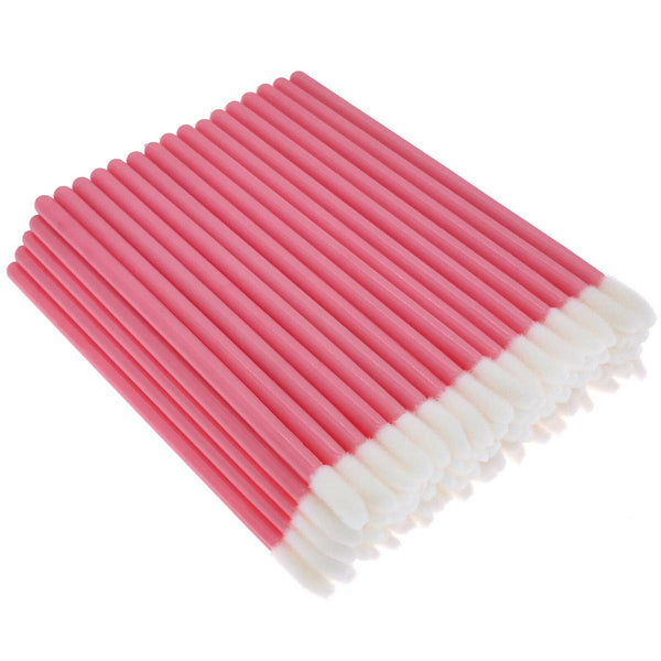 Disposable Lip Brush Lip Wands Gloss Lipstick Applicator Brushes 10 Colours - Lets Party