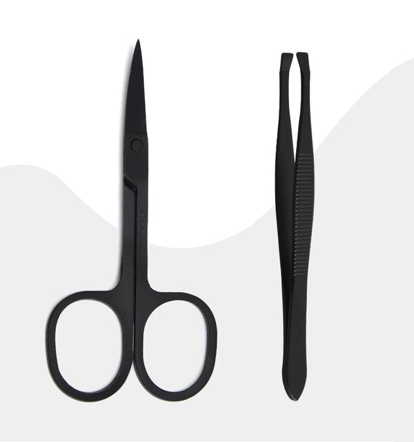 4Pcs/set Manicure Nail Clipper Tweezer Beauty Scissors Pedicure Tool with Case - Lets Party