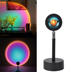 RGB Sunset Lamp Rainbow Projection LED Modern Romantic RGB Remote Control Light