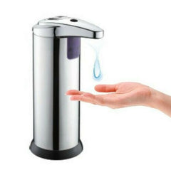 Auto Touchless Sensor Sanitiser Soap Dispenser Stainless Steel refillable 250ml