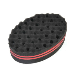 1/2Wave Barber Hair Brush Sponge for Dreads Afro Locs Twist Curl Coil Magic Tool