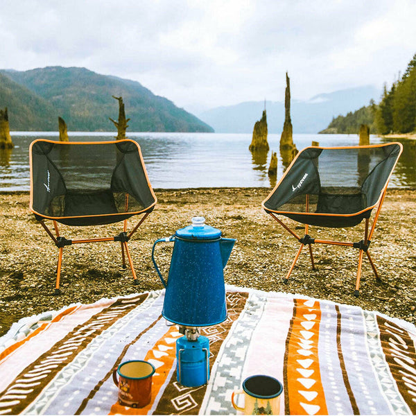 Folding Portable Outdoor Camping Chair Lightweight Fishing Hiking Beach Seat - Lets Party