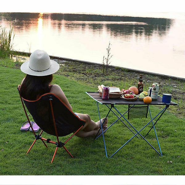 Folding Portable Outdoor Camping Chair Lightweight Fishing Hiking Beach Seat - Lets Party
