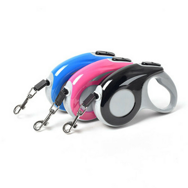 5M Adjustable Dog Pet Puppy Lead Leash Rope Retractable Extendable Training Walk - Lets Party