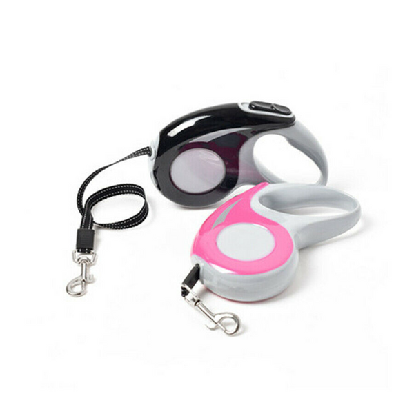 5M Adjustable Dog Pet Puppy Lead Leash Rope Retractable Extendable Training Walk - Lets Party